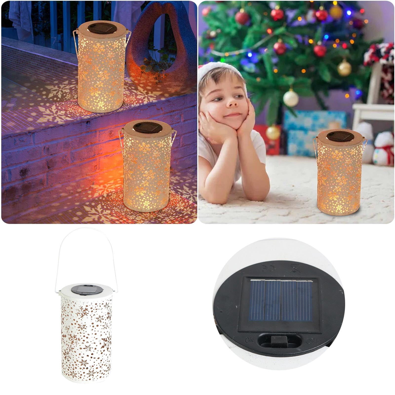 Winter Solar Snowflake Projection Lamp Skeleton Lights Sunset Lamp tooth String of Lights for Bedroom Girls Industrial Floor Lamp with Smart Light Bulb with Speaker Star Light Fixtures Ceiling