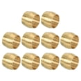 thumbnail image 1 of Unique Bargains 1/4' ID Compression Sleeve Ferrules, 10Pcs Brass Sleeve Ferrules Compression Fitting Assortment Kit, 1 of 5