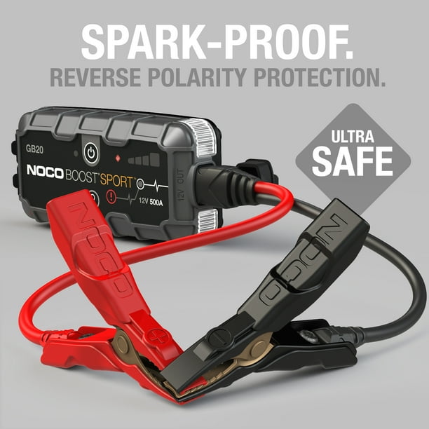 NOCO Boost Sport GB20 500A 12V UltraSafe Portable Lithium Jump
