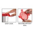 thumbnail image 3 of MF Prime Lunch Box With Stainless Steel Inner - Red, 3 Pcs | Air Tight Seal, Leakproof Design - Vacuum Sealed, Freezer Safe, 3 of 4