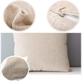 thumbnail image 6 of Set of 4 Throw Pillow Covers Happy Happiness Quotes Wording Inspirational Pillow Cases Polyester Linen Farmhouse Colorful Decor Pillow Covers with Saying Housewarming Gifts, 6 of 6