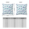 thumbnail image 2 of Fuzoiu Cool Giraffe Print Square Pillow Cover,Hidden Zipper Design,Luxury Square Pillow Case, Throw Pillow,Couch Cushion-22"x22", 2 of 7