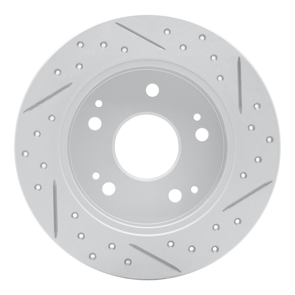 Dynamic Friction Company 830-59026L DFC Geoperformance Rotor - Drilled and Slotted