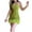 Green, variant on YanHoo Women's Cocktail DressesSext Sleeveless Strappy Wrap Hip Dress Ladies Slim Summer Party Mini Dress