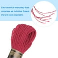thumbnail image 4 of Unique Bargains Wine Embroidery Floss, 8m - 12 Skeins, 4 of 6