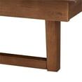 thumbnail image 5 of Pemberly Row Contemporary Wood Queen Size Platform Bed in Walnut Brown, 5 of 9