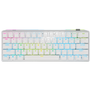 CORSAIR K70 PRO MINI WIRELESS RGB 60% Mechanical Gaming Keyboard, Backlit RGB LED, CHERRY MX SPEED, White, PBT Keycaps (CH-9189114-NA)