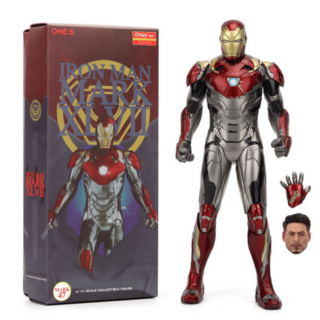 Iron Man Jouets d'Action Figurines Iron Man Jouets Jeux Merch Iron Man Jouets de Collection Figurines d'Action Iron Man Modèle Iron Man Jouets Figurines Iron Man Modèles Décoratifs Iron Man Film TV Jeux Vidéo