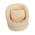 thumbnail image 3 of STARTIST Baby Photo Prop Comfortable Decor Mini Couch for Commemoration Party Newborn Beige, 3 of 9