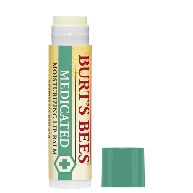 Burt's Bees Medicated Moisturizing Lip Balm, 1 ct - Baker's
