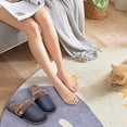 thumbnail image 6 of Fesfesfes Wide Dress Shoes for Women Slippers For Women A Pair Of Lazy Slippers Curly Cozy Flat Slide Slippers Comfy Soft Non-Slip House Shoes Indoor And Outdoor Warm Gift 7.5-8.5(40-41), 6 of 6