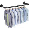 thumbnail image 1 of Industrial Pipe Clothing Rack, Heavy Duty Detachable Wall Mounted Clothes Rack, 1 of 5