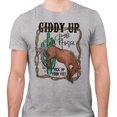 thumbnail image 2 of Giddy up Jingle Horse Shirt Unisex 3X-Large Grey, 2 of 5