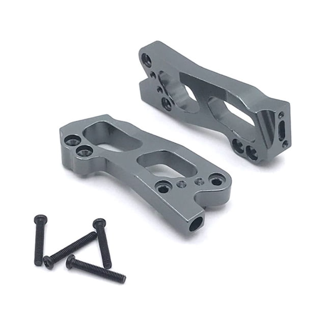 Dalazy 2pieces Aluminum Alloy Rear Shock Tower For 1/12 Wltoys 12428 12423 Upgrade Part Improve Durability Titanium 1Set