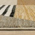 thumbnail image 6 of Oriental Weavers Strada Area Rug - STR10 - 8'6" x 11'7" - in Gold/ Multi - Modern Style, Stain Resistant, Family and Pet Friendly , Dining, Living Room Rug, 6 of 8