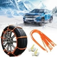 thumbnail image 4 of Snow Chains for Car Tires - Zip Tie Snow Chains & Tire Chains for Cars, 2026 Upgraded Universal Anti-Skid Traction Cables, Reusable for Trucks, SUVs, Ideal for Winter Icy & Snowy Roads, 4 of 5
