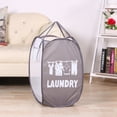 thumbnail image 3 of Foldable Laundry Basket, Laundry Storage Basket, Storage Basket, Bucket, Round Storage, Compatible for Home Organiser, Children's Room, 3 of 6