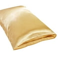 thumbnail image 4 of ANMINY Satin Pillowcase Set of 2 King Silk Bedding Pillowcases 40" x 20" Pillow Cover, Gold, 4 of 5
