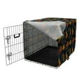 thumbnail image 3 of Botanic Dog Crate Cover, Earth Tones Inspired Autumn Season Foliage Leaves Butternut Oak Birch Trees, Easy to Use Pet Kennel Cover Small Dogs Puppies Kittens, 7 Sizes, Multicolor, by Ambesonne, 3 of 6
