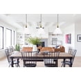 thumbnail image 2 of Living District LD6230BR Hugh 1 Light Brass & Clear Glass Pendant, 2 of 4