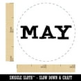 thumbnail image 2 of May Month Calendar Fun Text Self-Inking Rubber Stamp Ink Stamper - Black Ink - Mini 1/2 Inch, 2 of 7