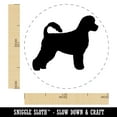 thumbnail image 2 of Portuguese Water Dog Solid Self-Inking Rubber Stamp Ink Stamper - Blue Ink - Medium 1 Inch, 2 of 7