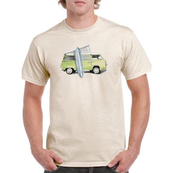 Surf Wagon I. T-Shirt Men -Jennifer Paxton Parker Designs, Male Medium