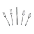 thumbnail image 2 of Mainstays Fiona 20 Piece Stainless Steel Flatware Set, Silver Tableware, 2 of 10