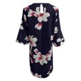 thumbnail image 5 of Lilgiuy Women Loose Summer Casual Flare Sleeve O-Neck Printing Mini Dress, 5 of 6