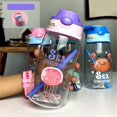 thumbnail image 2 of LEEYNEERCute Cartoon Sea Country Water Bottle and Lid for Kids Personalized Insulated  Cup Boys Girls Birthday Back to School Gift Birthday Leak Proof Water Bottle, 2 of 4
