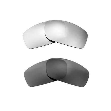 Walleva Polarized Titanium   Black Replacement Lenses For Ray-Ban RB3364 62mm