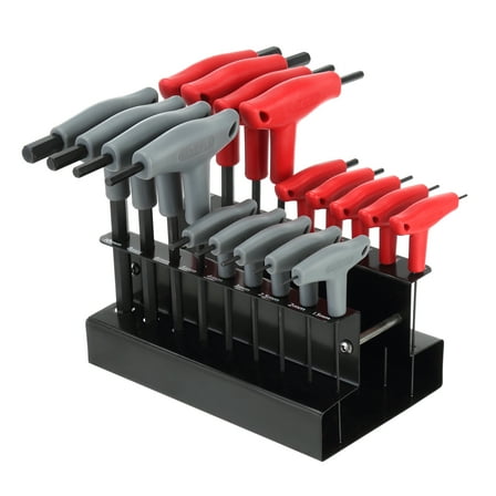 Hyper Tough 18PC T-Handle Ball End Hex Key Set