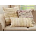 thumbnail image 5 of Fennco Styles Classic Woven Striped Cotton Throw Pillow Cover 16"W x 24"L - Yellow Cushion Case for Home, Couch, Bedroom, Living Room and Office Décor, 5 of 5