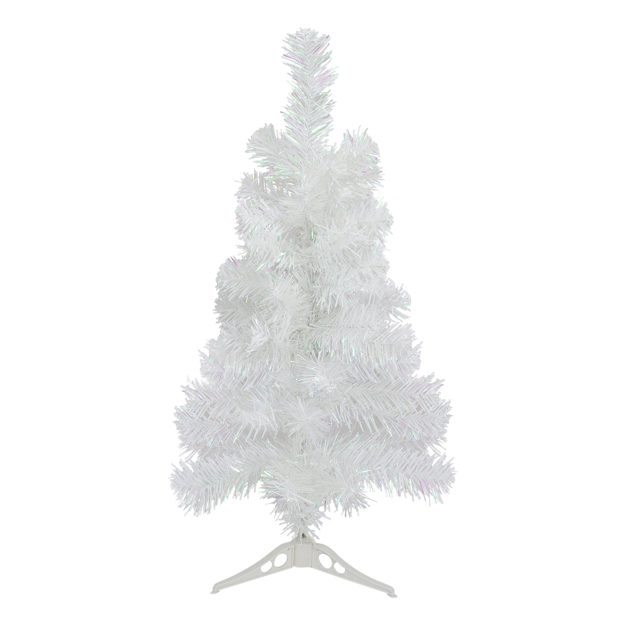 2' White Iridescent Pine Artificial Christmas Tree Unlit