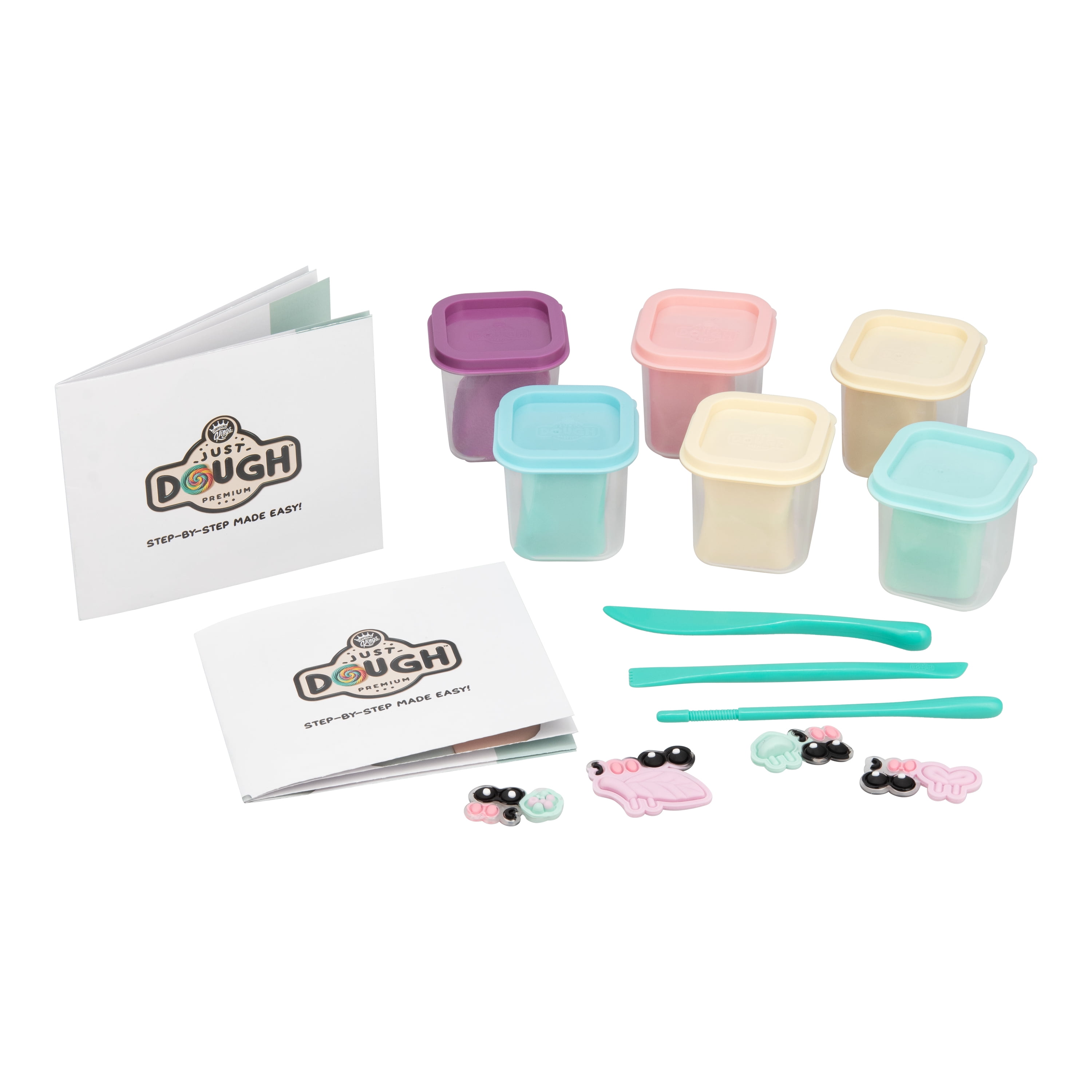 Compound Kings, Just Dough, Play Dough, Swirlz Character Pack, Multicolor, Children Ages 3 and up