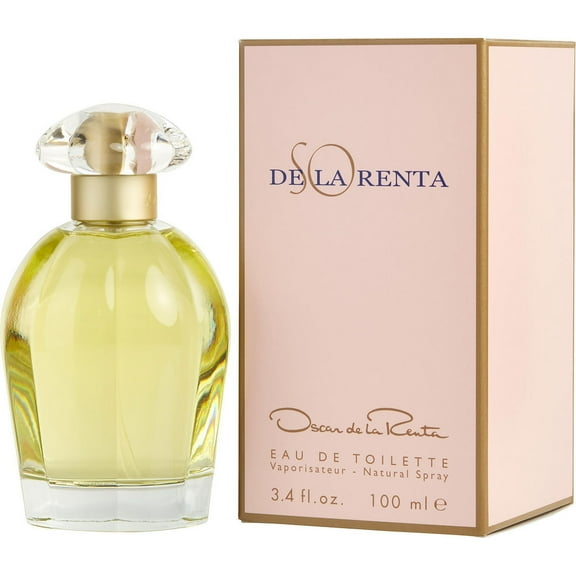 SO DE LA RENTA by Oscar de la Renta Women's EDT Spray - 3.4 oz - Delightful Blend of Clementine, Kiwi, and Gardenia