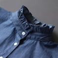 thumbnail image 2 of CAILDANL Denim Detachable Collar Shirt,Half Blouse False Collar for Lady Girls, 2 of 7
