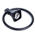 thumbnail image 3 of Colgador de Toallas BuyweekMX aluminio mate negro Toallero anillo de toalla, 3 of 5