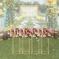 thumbnail image 4 of 4X Gold Metal Flower Stand Ballon Stand 60cm for Wedding Stage Decoration Plant Rack, 4 of 16