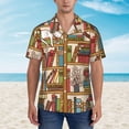thumbnail image 3 of Mens Casual Hawaiian Shirts Short Sleeve Button Down Beach Shirts, 3 of 8