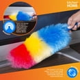 thumbnail image 4 of Kitchen + Home Static Duster Medium 18" Inch Rainbow Electrostatic Feather Duster, SC-102, 4 of 7