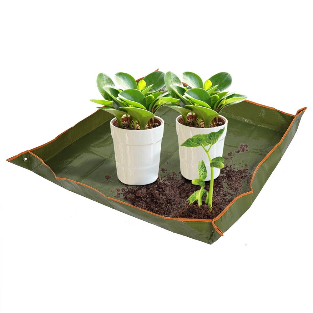 Tebru Garden Plant Seedling Repotting Tray Indoor Transplanting