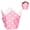 1#Pink,50 Pcs,1.97X3.14", variant on Tulip Muffin Baking Cups,50 Pcs Polka Dot Baking Wrappers,1.97X3.14" Greaseproof Paper Cupcake Liners,Disposable Pastry Holders for Dessert Table Display,Birthday and Wedding Party Food Preparation