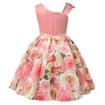thumbnail image 2 of LEEy-world Vêtements pour Fillettes, Robe de Plage Sans Manches à Boutons, Ensemble Robe de Princesse et Bandeau, Rose, 2 of 5