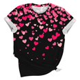 thumbnail image 5 of QIPOPIQ T-Shirts Vintage pour Femmes Mode Décontractée Col Rond Manches Courtes T-Shirt Imprimé Top Liquidation, 5 of 5