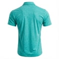 thumbnail image 5 of Dresfit Mens Polo Shirts Zipper Short Sleeve Quarter Zip T Shirts 2026 Summer Stand Collar Cotton Loose Tennis Tops Relaxed Fit Lightweight Business Tees Sky Blue 2XL, 5 of 7