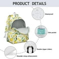 thumbnail image 4 of Lemon Backpack for School,Cute School Bag,Schoolbag with Adjustable Shoulder Straps & Padded Back,13.4"x11"x4.7", 4 of 6