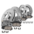 thumbnail image 1 of Callahan Brake Parts Brake Kit for CHEVROLET GMC Select Models Front and Rear Drilled and Slotted Brake Rotors and Ceramic Brake Pads with Calipers EBYK023837, 1 of 4