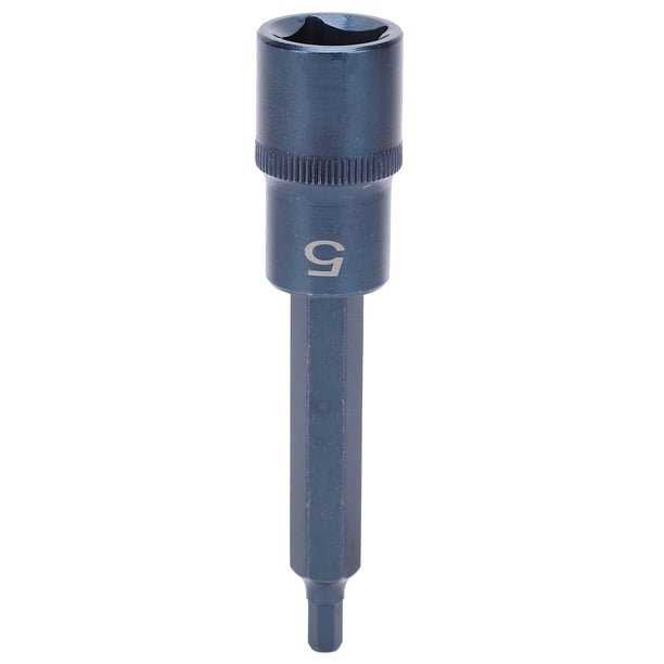Broca de Destornillador de Zócalo Hexadecimal, Casquillo de Destornillador de Acero de Aleación Broocket de Alta Precisión Taveleta Para Suministros Industriales para Herramienta
