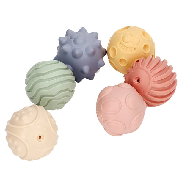 Pelota Sensorial para Bebé ANGGREK Fácil de Limpiar Texturizada Plástico Grado Alimenticio